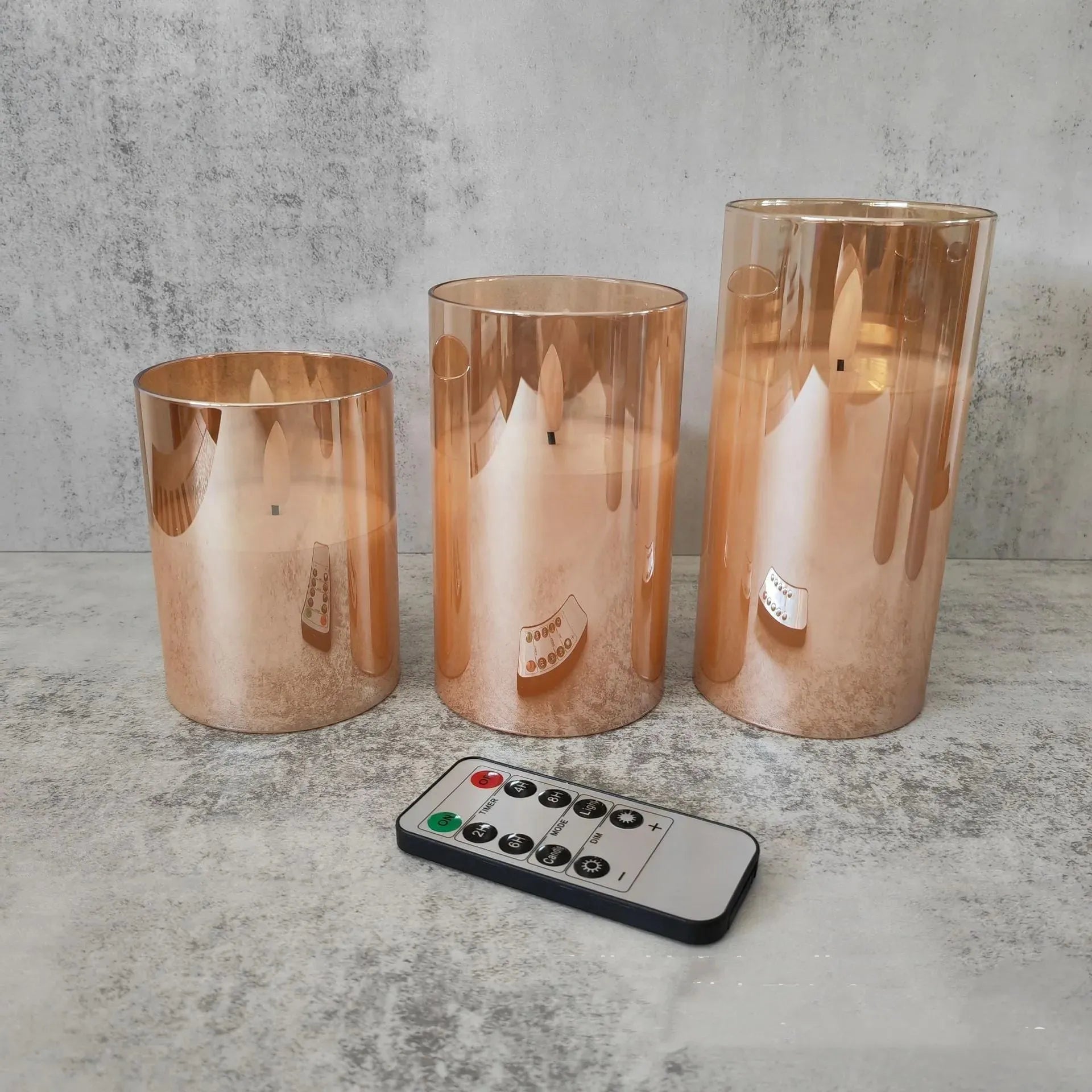Electroplated Glass LED Electronic Candle Lights Wholesale Rechargeable - Bellarte Enchanté Electroplated Glass LED Electronic Candle Lights Wholesale Rechargeable